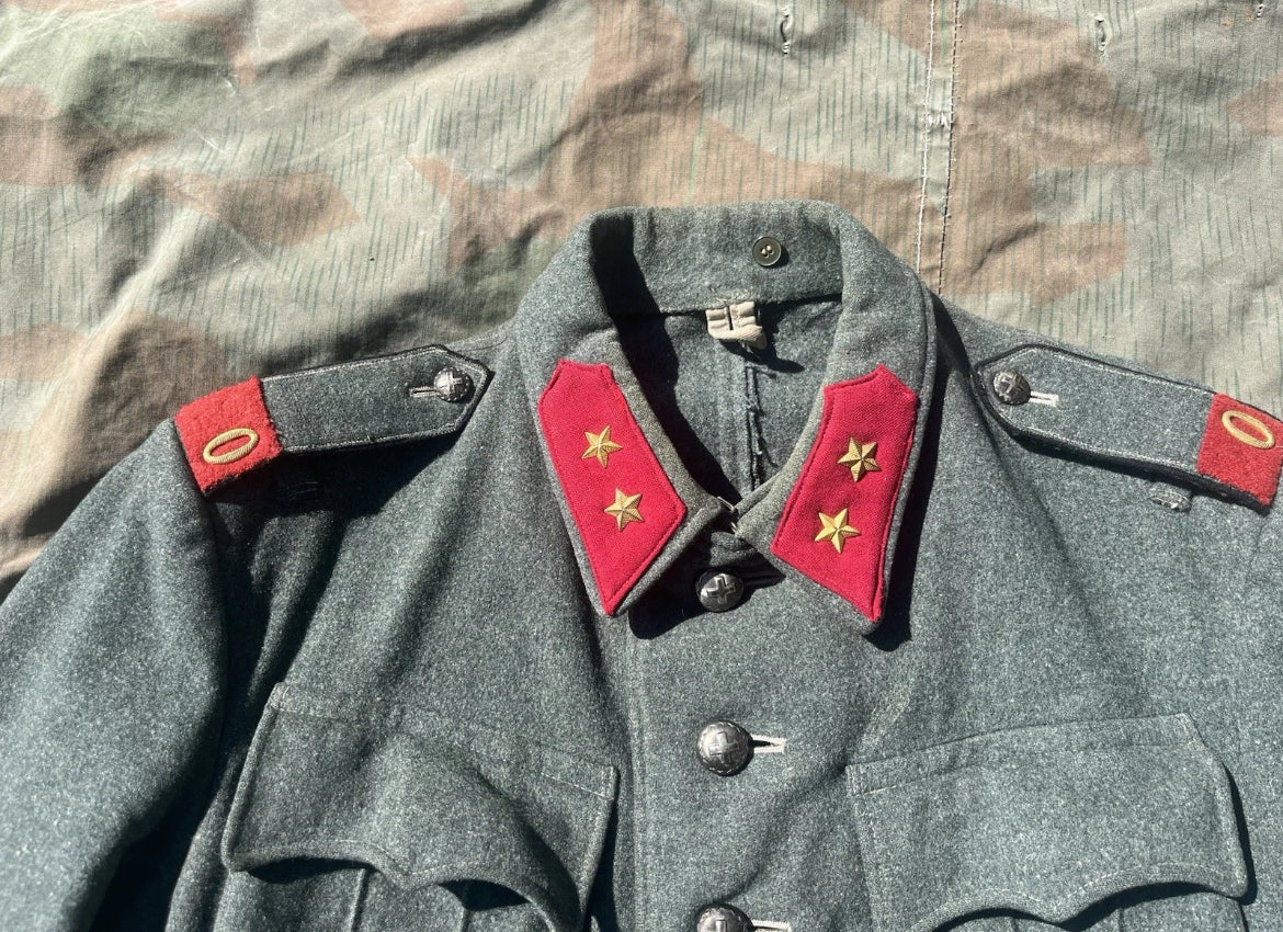 WW2 Swiss army artillery first lieutenant officer jacket uniform ord.40 mid to late war