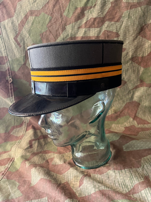 Cold War Swiss army lieutenant colonel officer visor cap hat kepi uniform ord.1949
