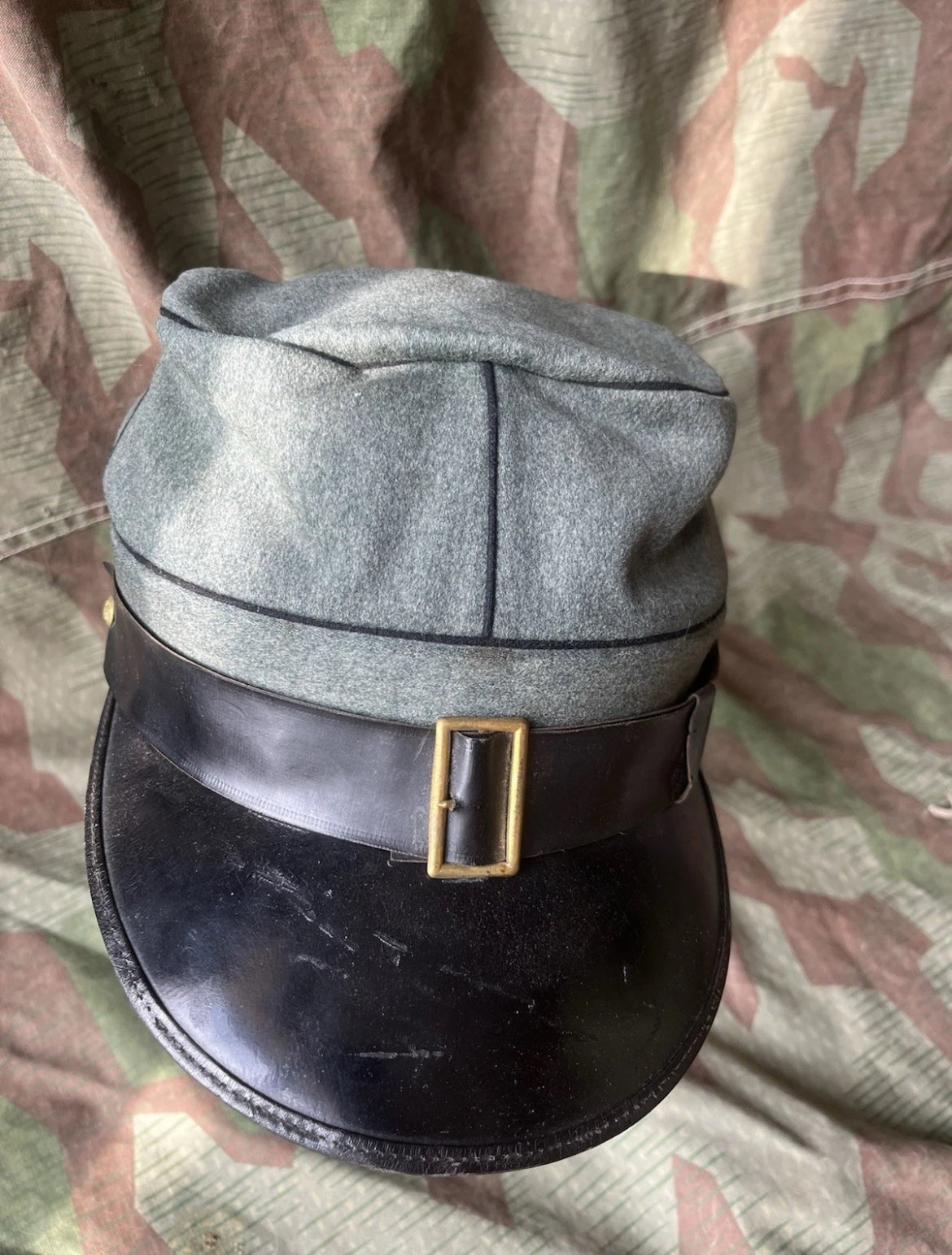 WW1/interwar/WW2 Swiss army NCO officer visor cap hat uniform ord.1917