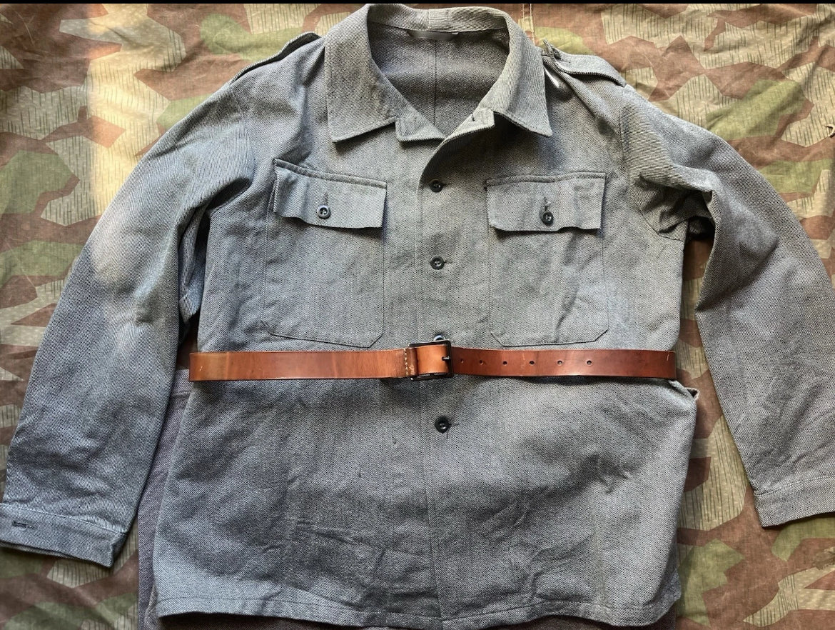 Cold War Swiss army HBT fatigue uniform exercices maneuvers soldier