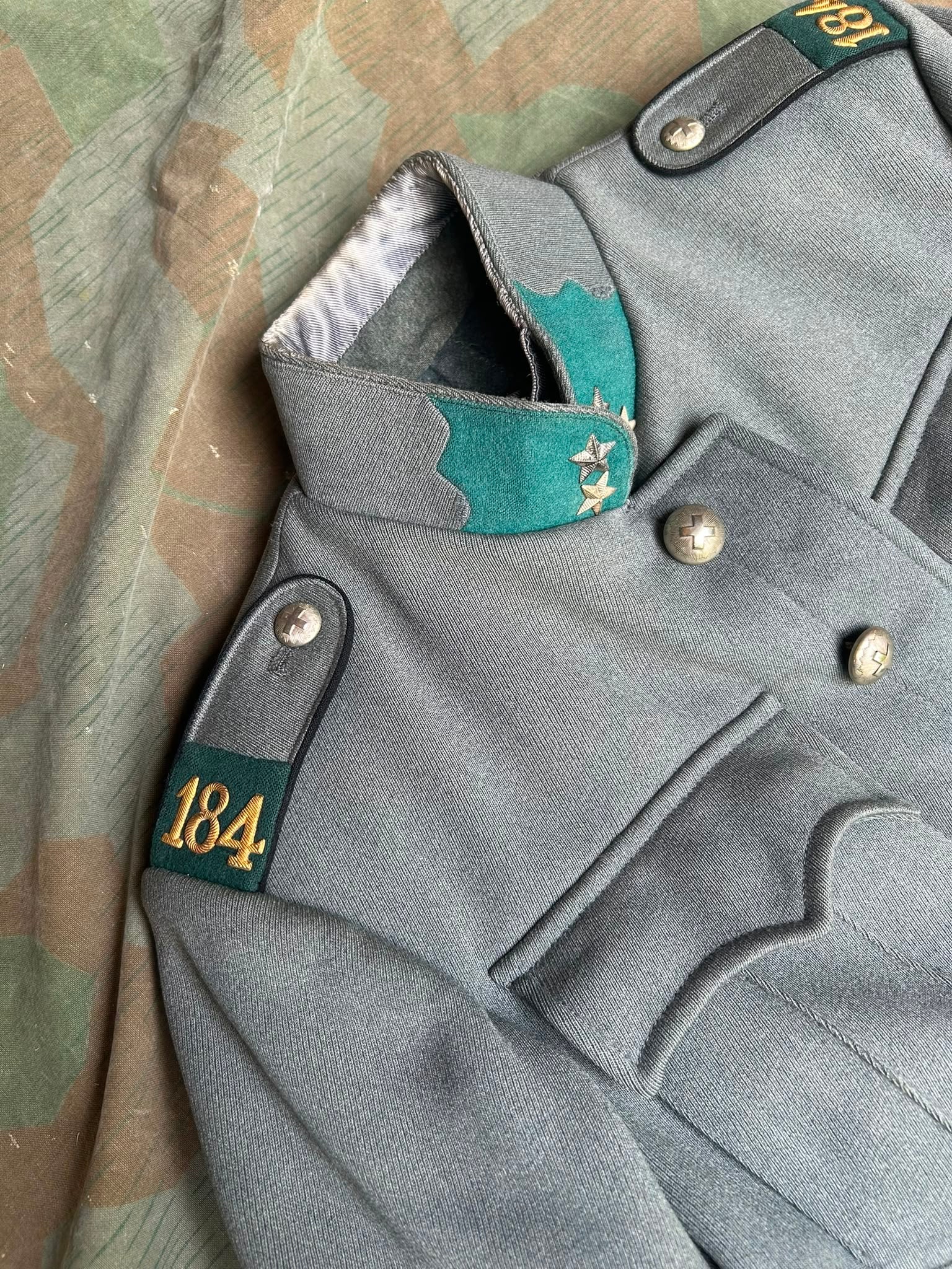 Interwar/WW2 Swiss army supplies quartermaster first lieutenant officer jacket uniform ord.26 early war