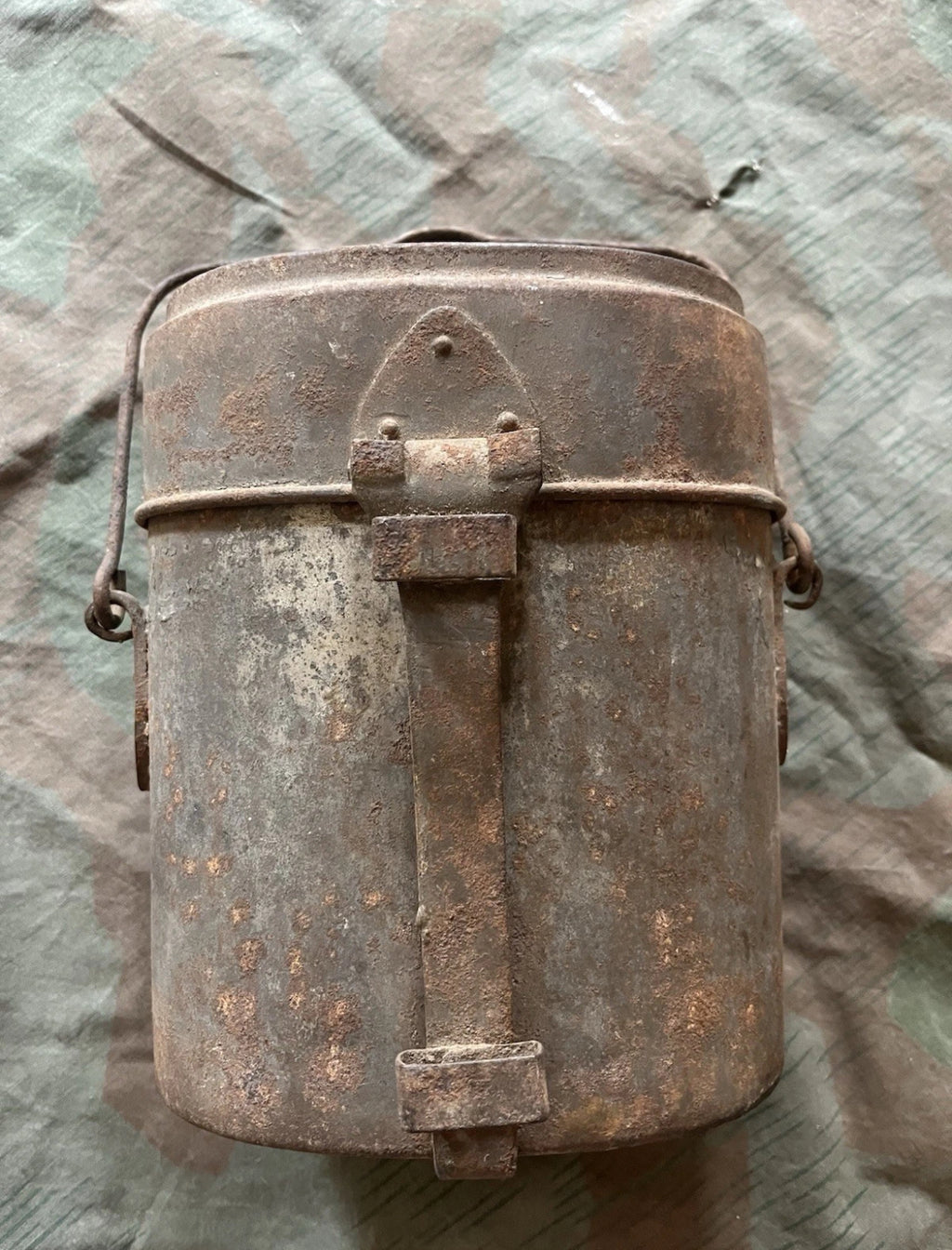WW1 rare Swiss army mess tin eating equipment bowl kit field gear