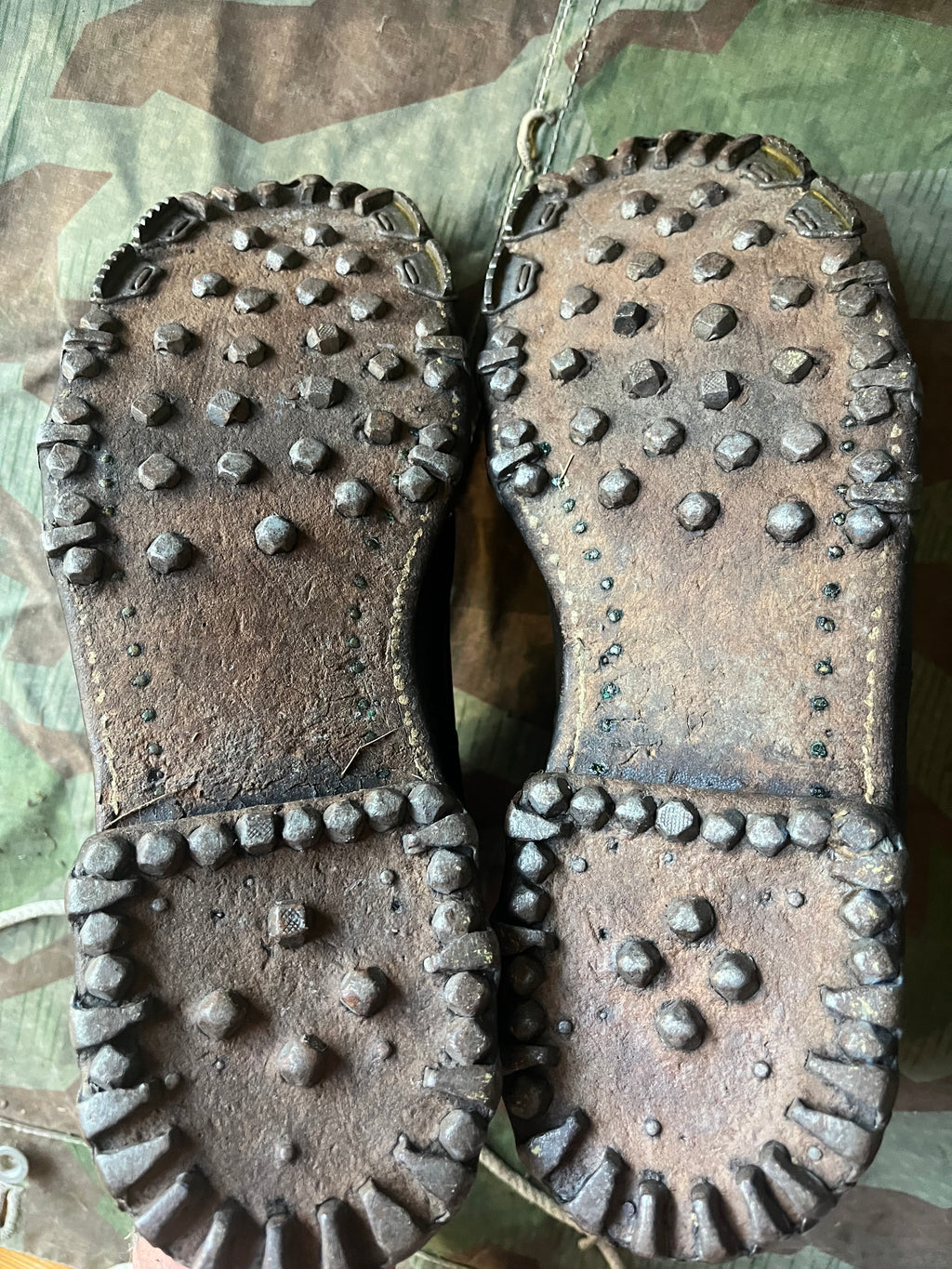 WW2 Swiss army snow mountain boots shoes fur overshoes uniform soldier