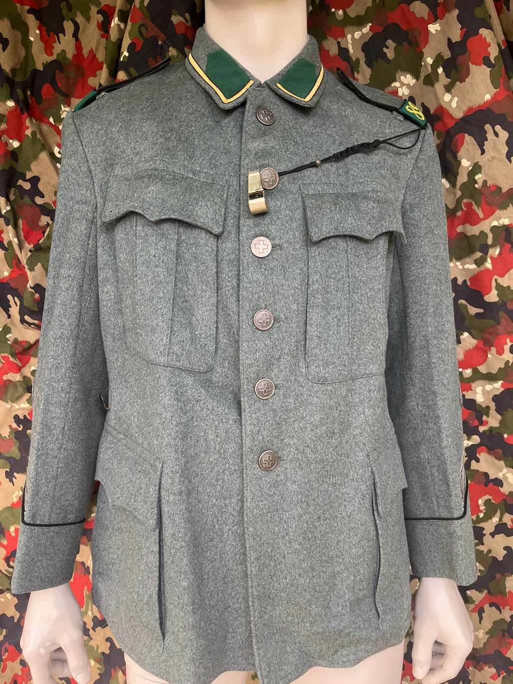 WW2 Swiss army sergeant NCO infantry rifleman jacket uniform ord.40 mid to late war tunic