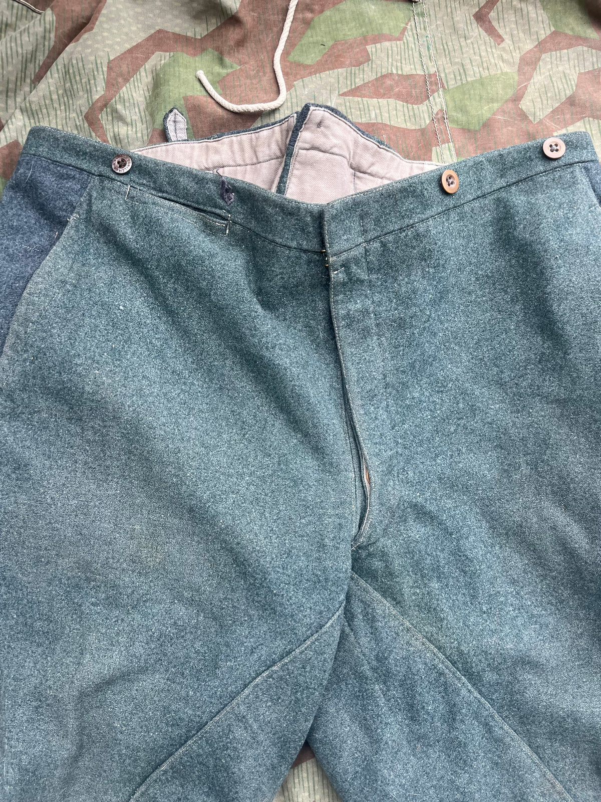 Interwar / Early WW2 Swiss Army Wool cavalry pants breeches Ord.26 – Size M/L
