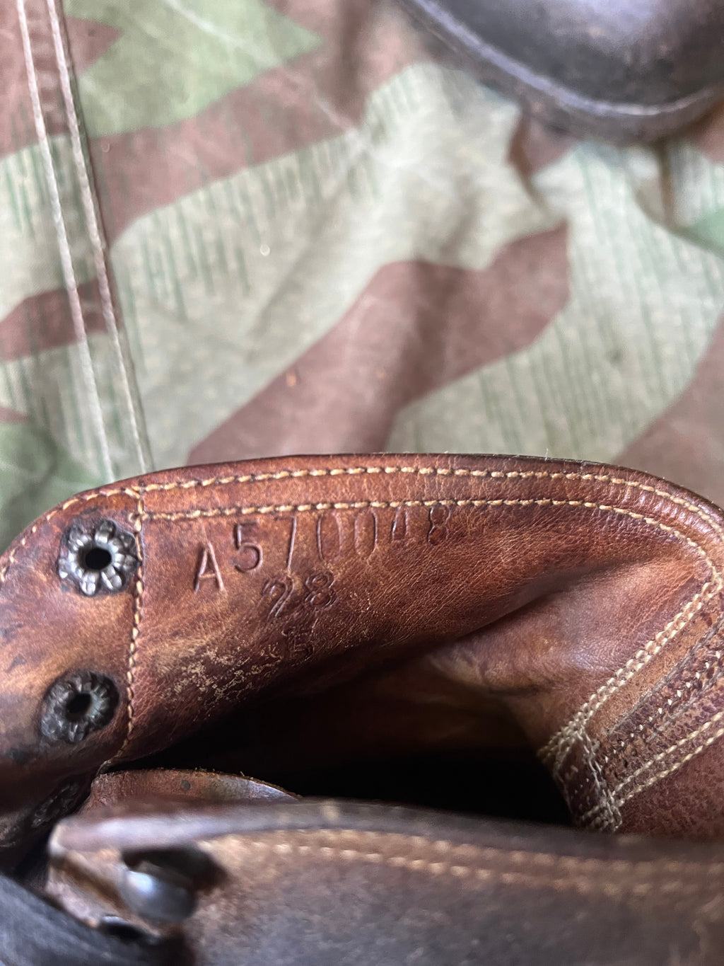 WW1/interwar/WW2 swiss army leather shoes nails boots eu size 42/43