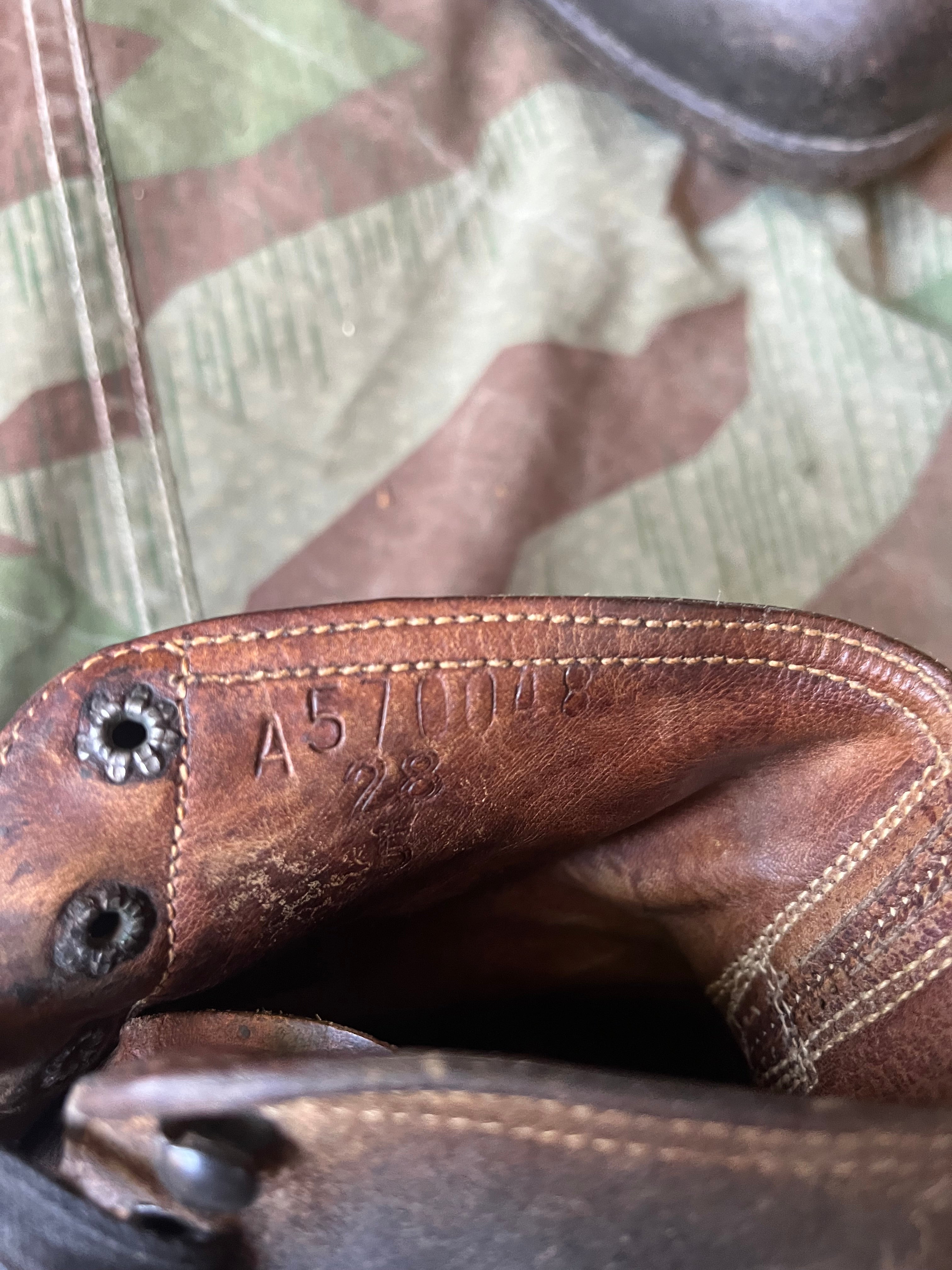 WW1/interwar/WW2 swiss army leather shoes nails boots eu size 42/43