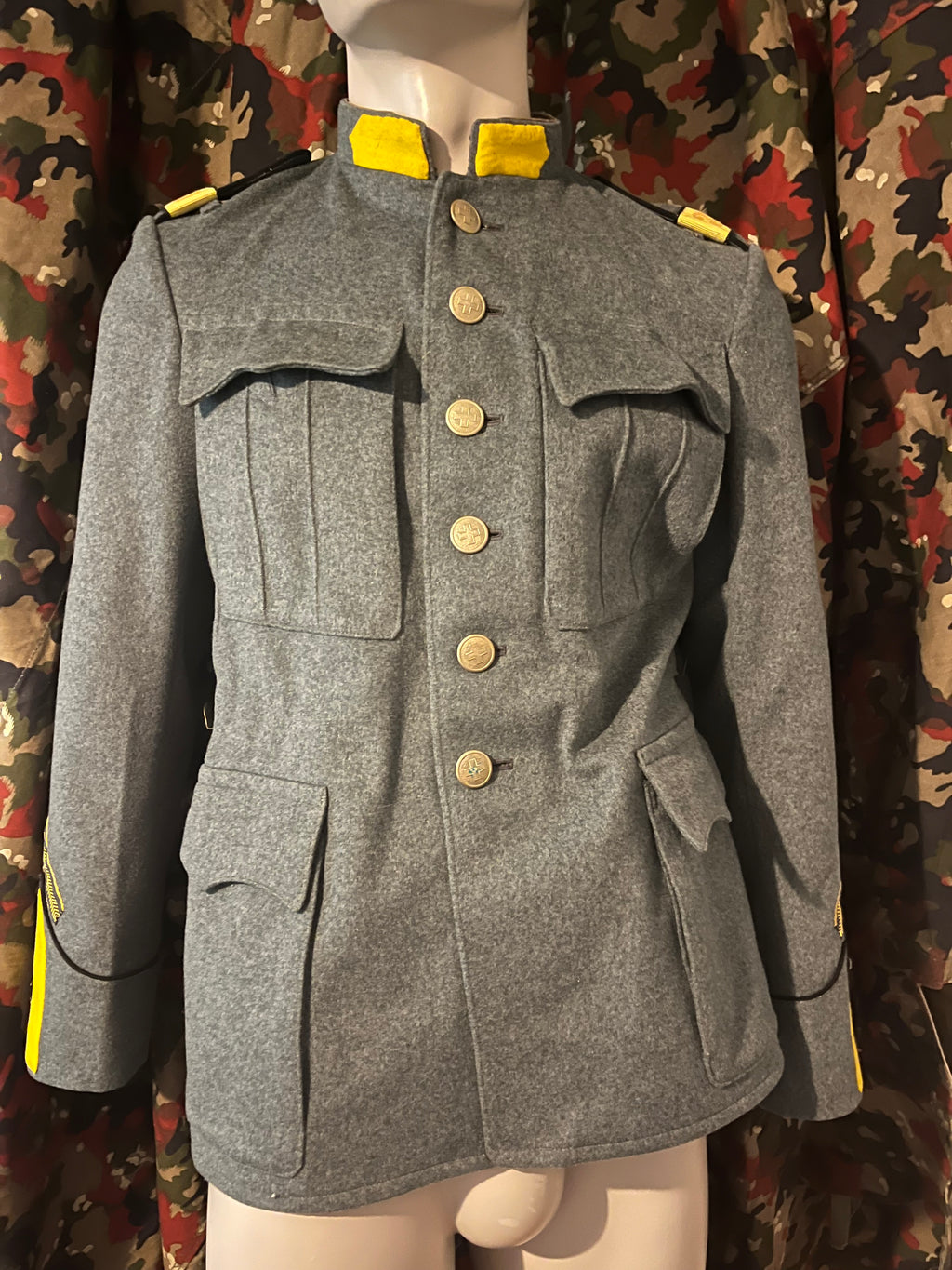 Interwar WW2 Swiss army cavalry jacket soldier uniform ord.26 early war