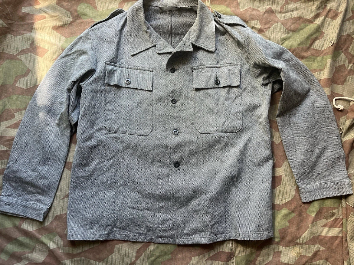 Cold War Swiss army HBT fatigue uniform exercices maneuvers soldier