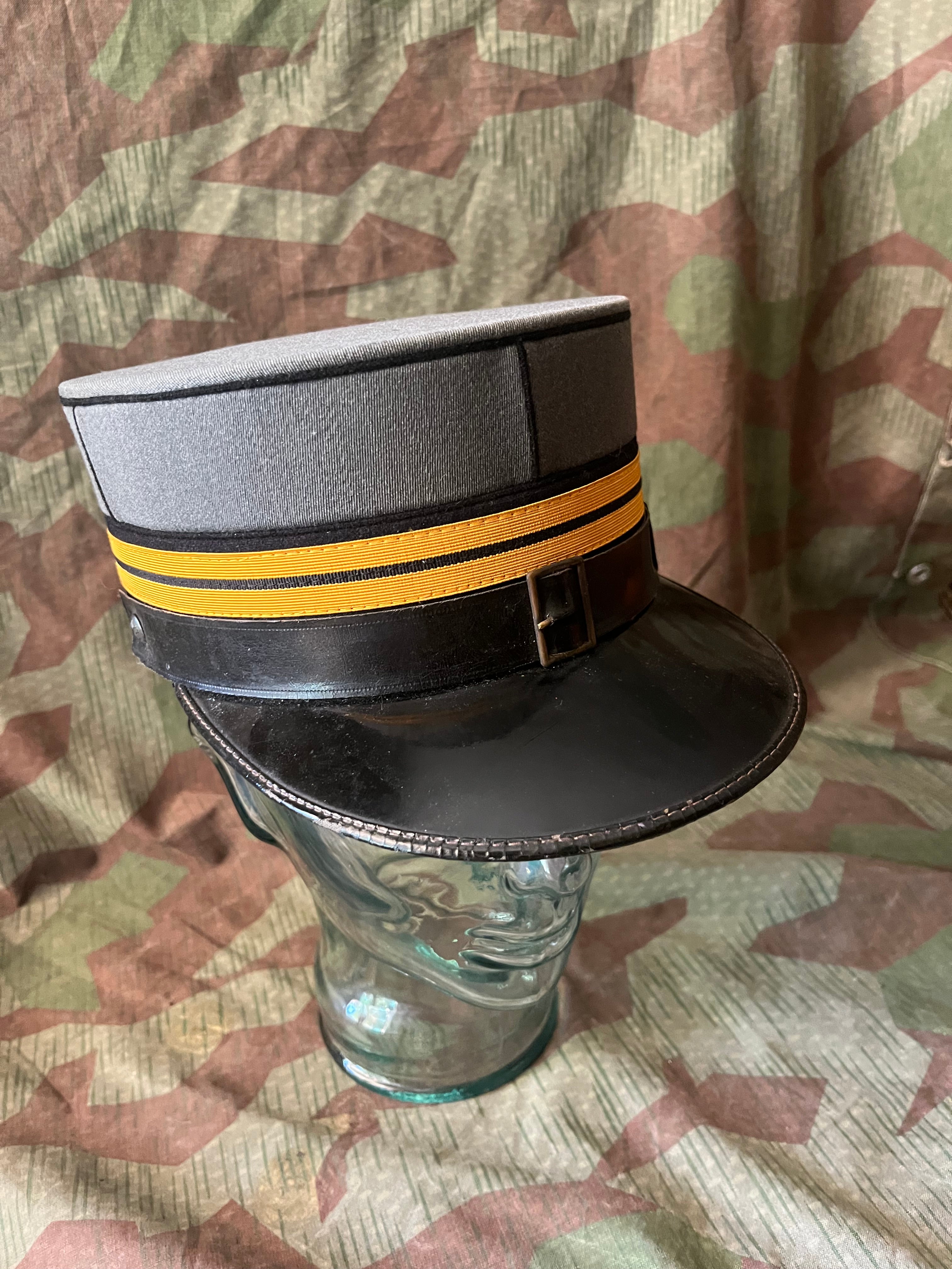Cold War Swiss army lieutenant colonel officer visor cap hat kepi uniform ord.1949