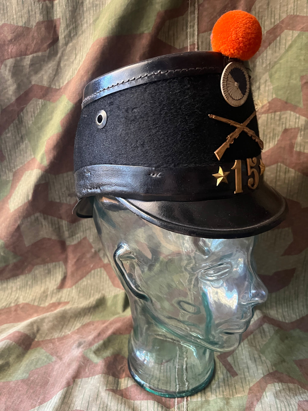 WW1 Swiss army infantry rifleman tschako shako schako hat cap ord.1898 uniform soldier