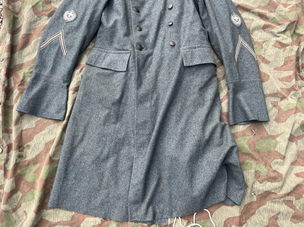 Interwar/WW2 Swiss army coat great coat uniform sergeant NCO ord.26 early war