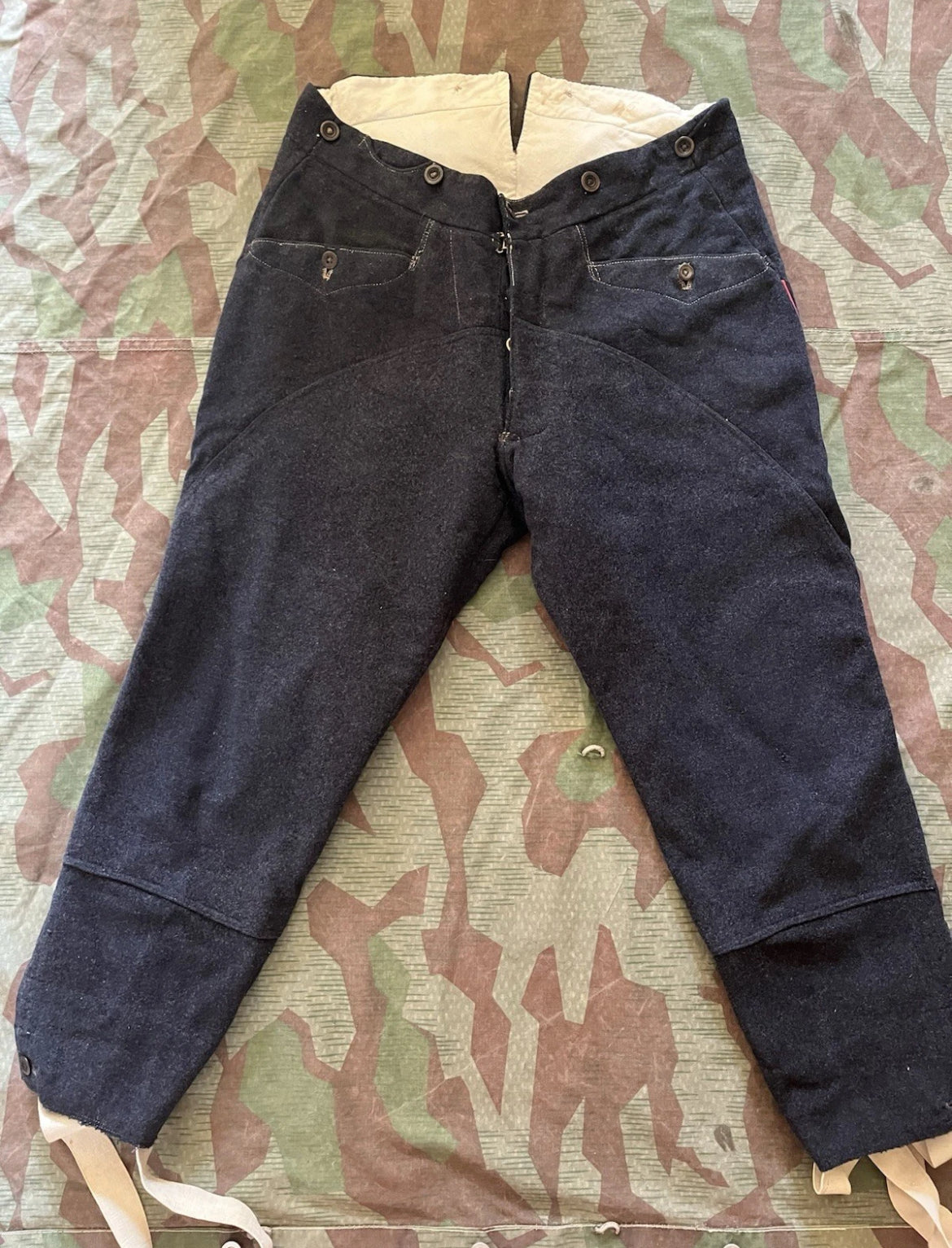 WW1 Swiss army pants riding cavalry artillery cyclist rider breeches ord.1898