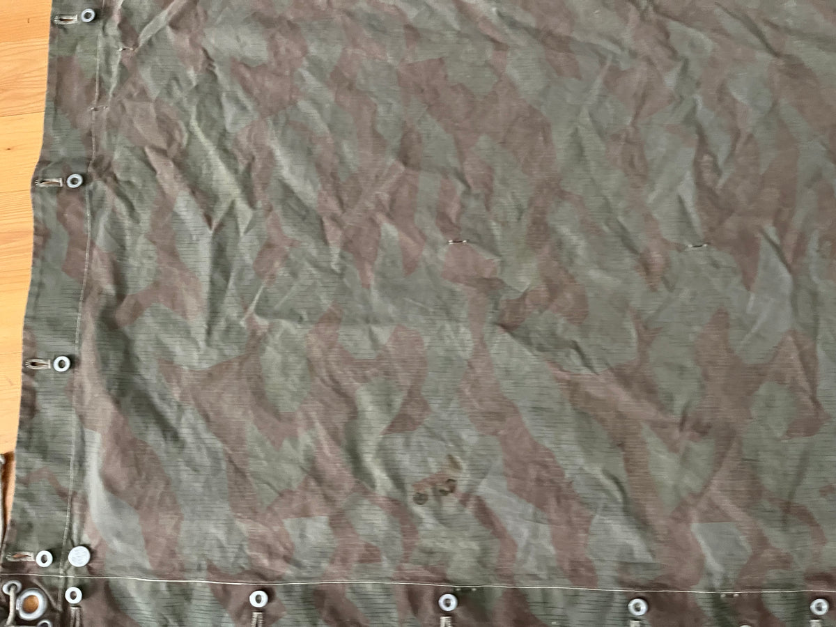 WW2 Swiss army tent half canvas field cover camo model 1906/33