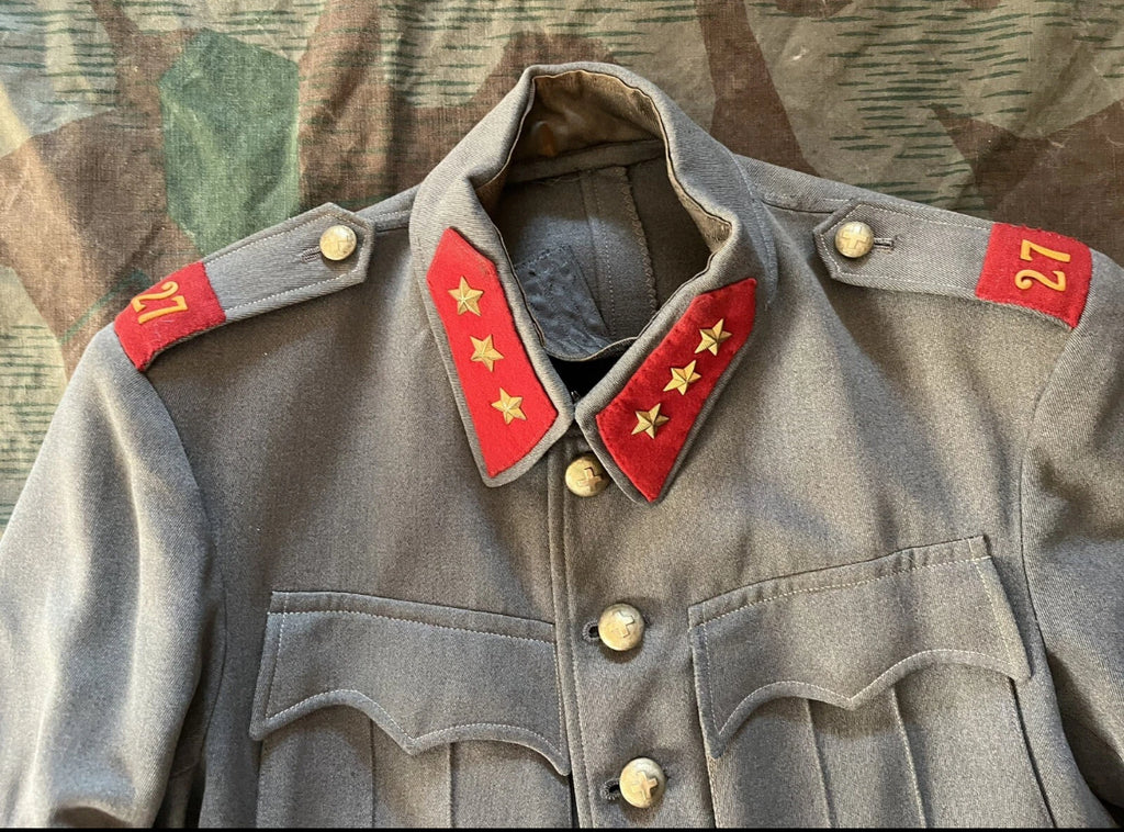 WW2 Swiss army artillery captain officer jacket ord.40 uniform mid to late war