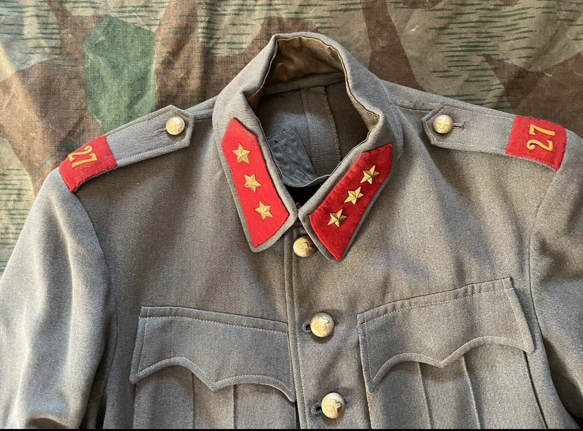 WW2 Swiss army artillery captain officer jacket ord.40 uniform mid to late war