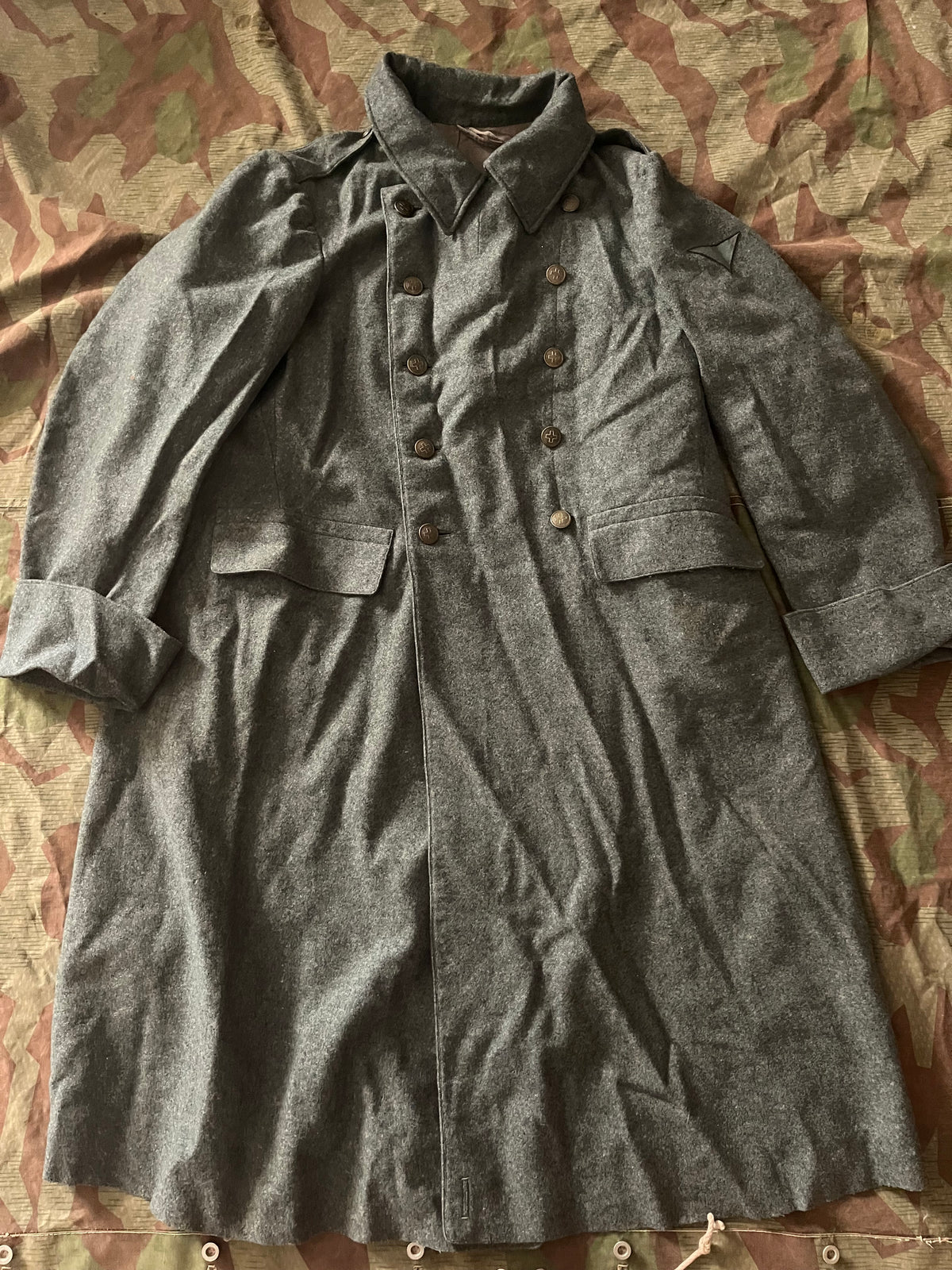 Interwar/WW2 Swiss army great coat trench coat soldier uniform ord.26