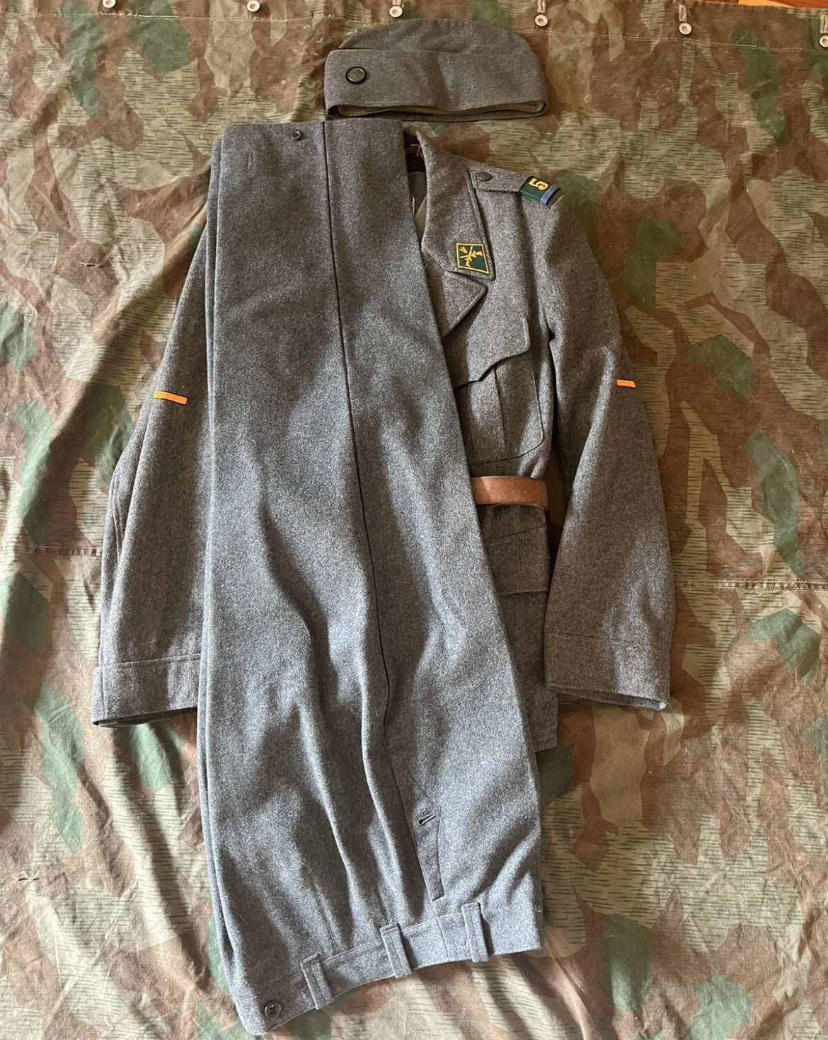 Cold War Swiss army complete machine gunner uniform soldier infantry ord.49
