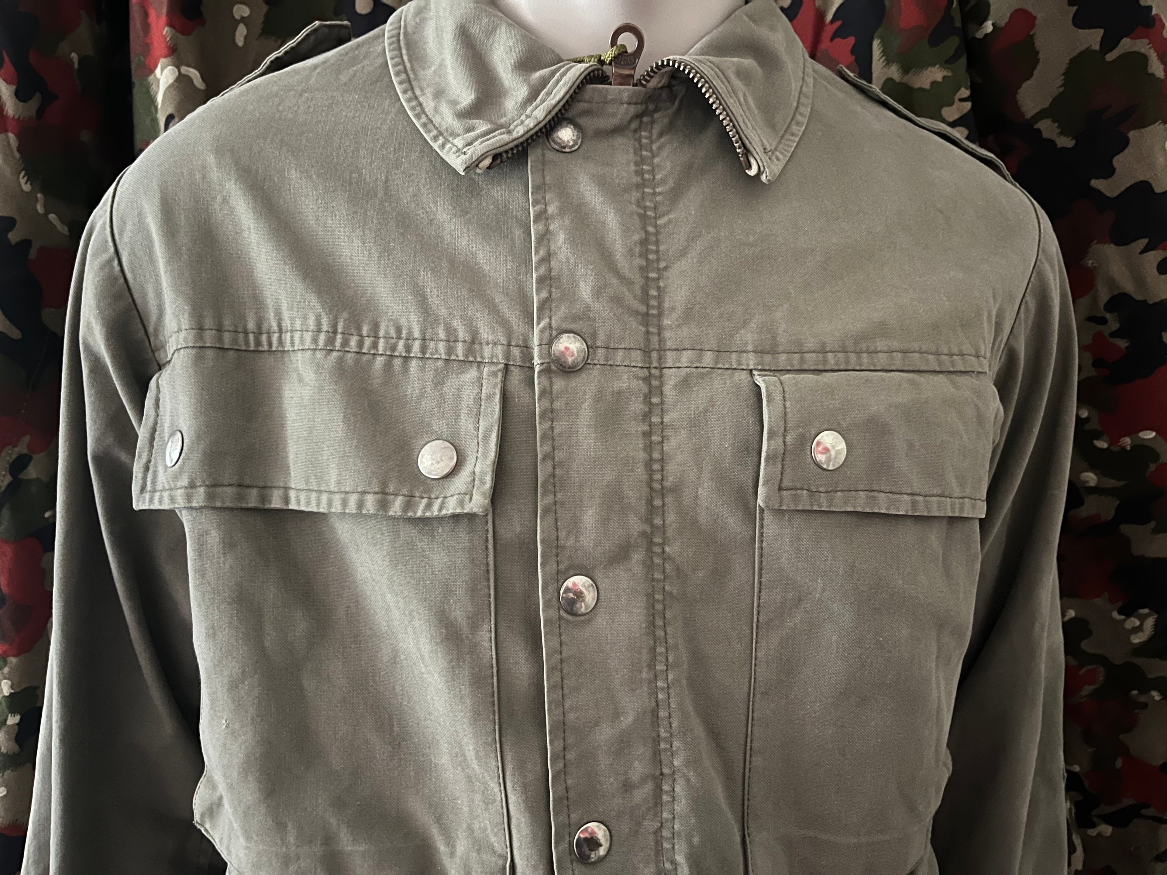 Cold War mountain troops jacket Swiss army uniform soldier size M