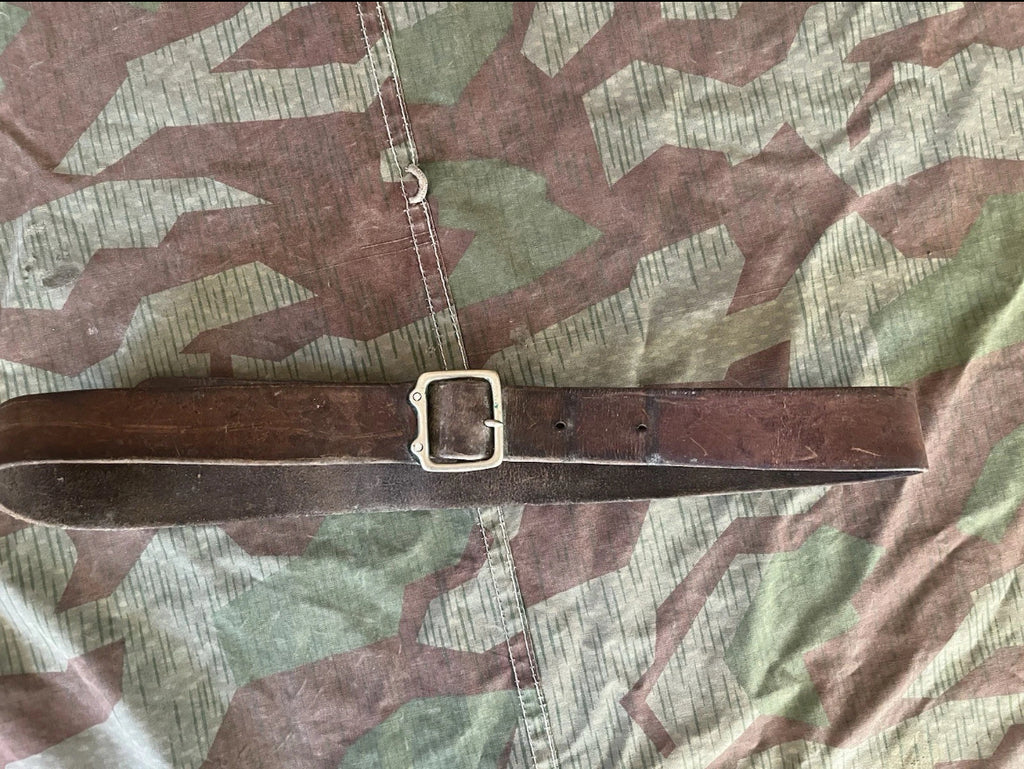 WW1/interwar/WW2 Swiss army cavalry rider leather belt gear uniform soldier