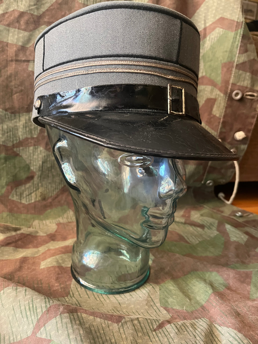 WW2 Swiss army first lieutenant officer visor cap hat kepi uniform ord.1926