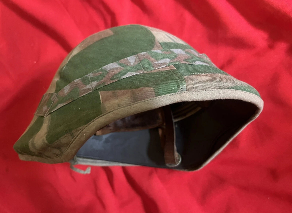 WW2 Swiss army m18 helmet full liner with reversible camo cover shell uniform soldier