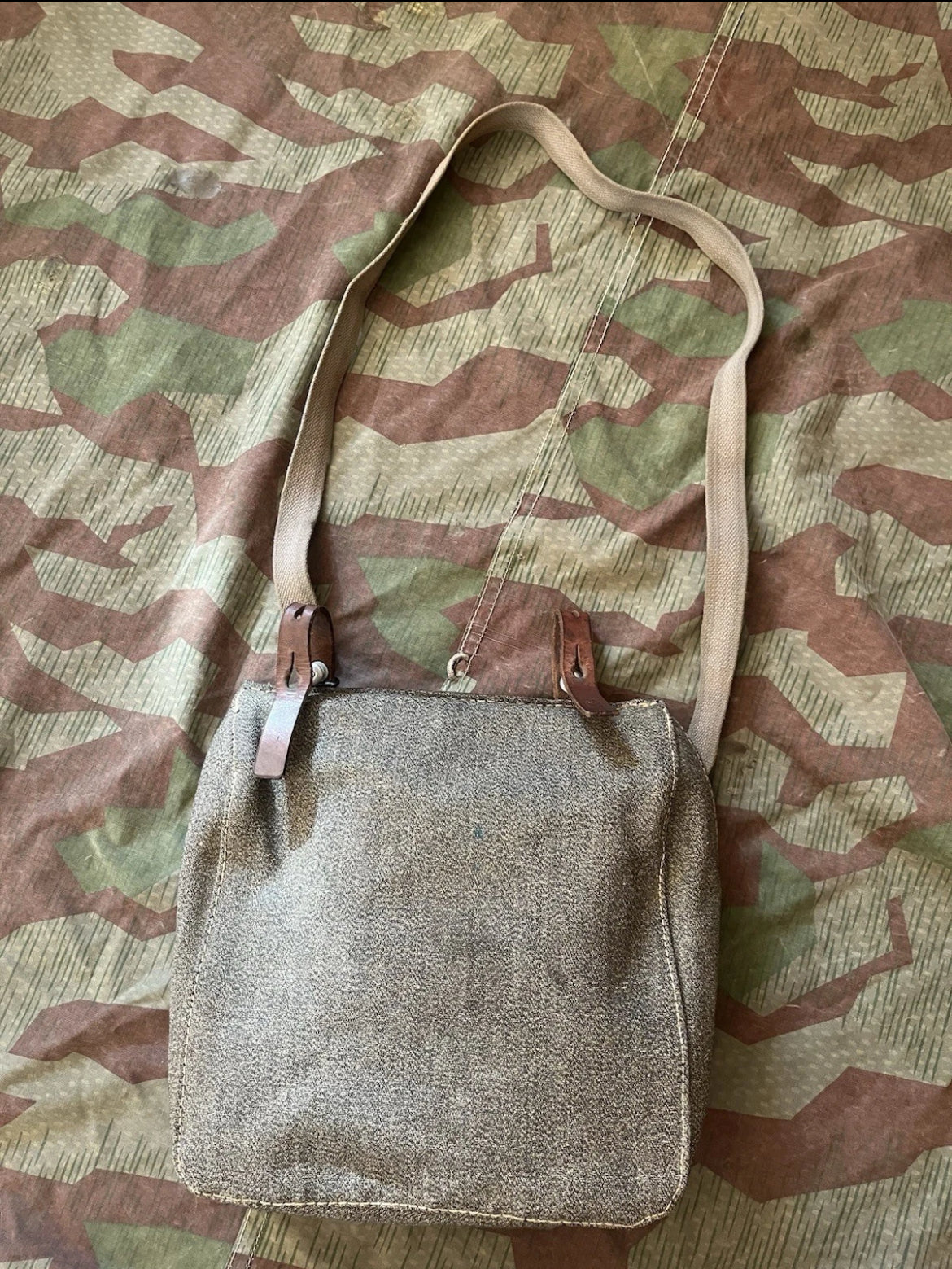 Interwar/ WW2 Swiss army Bread bag gear sack uniform soldier early model