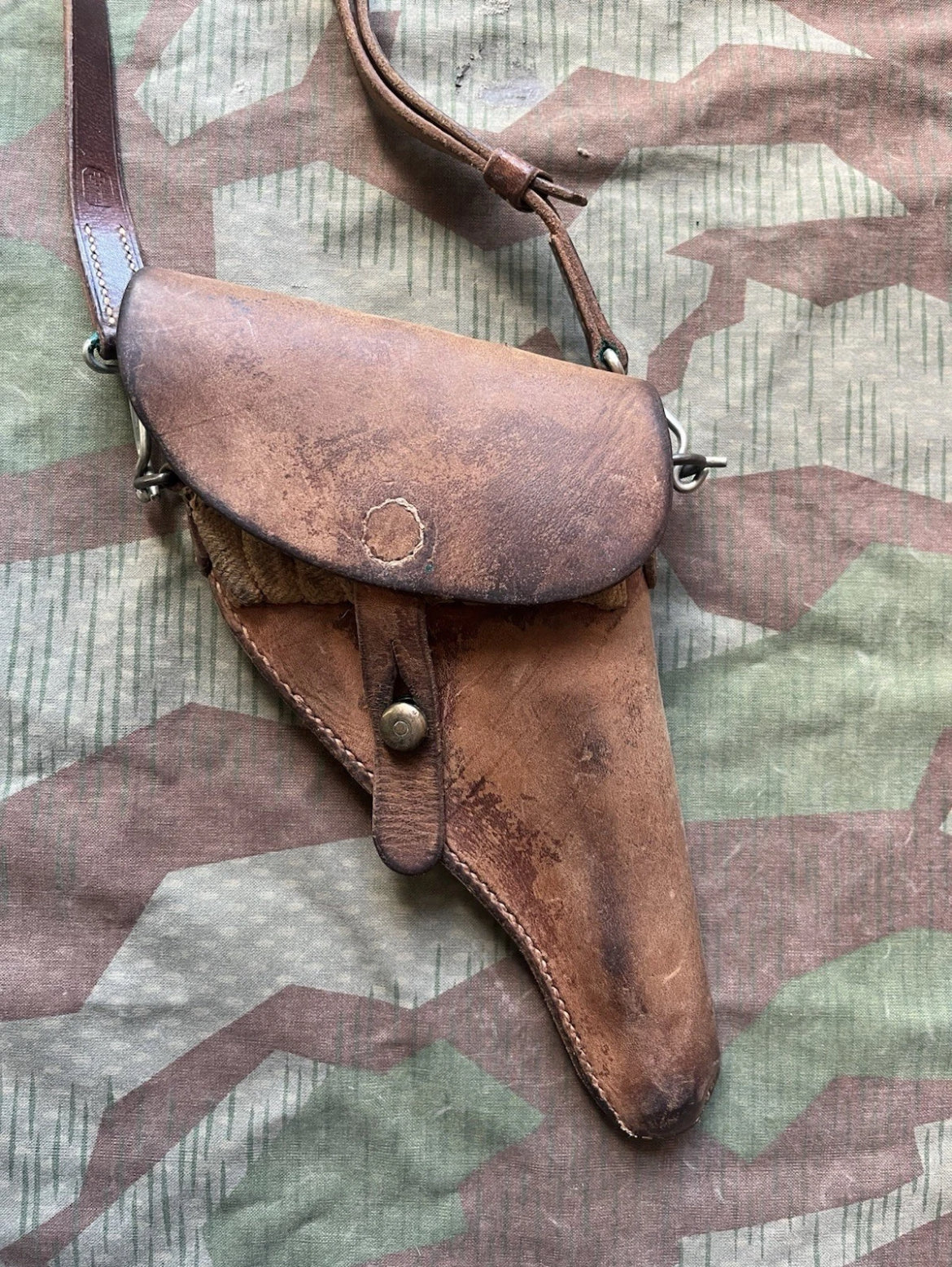 WW1/interwar/WW2 Swiss army holster revolver pistol gear NCO officer uniform