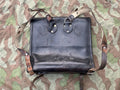 19th century ord.1875 Swiss army backpack leather haversack artillery uniform soldier
