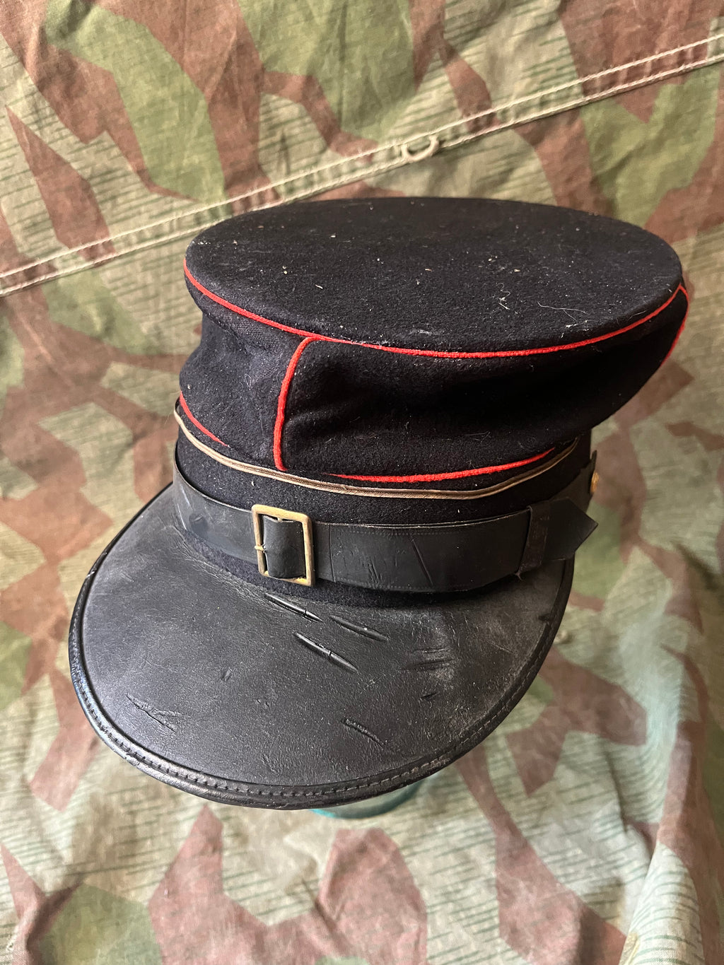 WW1 Swiss army lieutenant  officer visor cap hat kepi uniform ord.1898