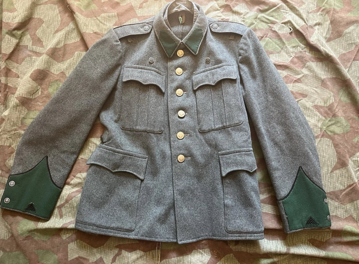 Rare WW2 Swiss army mountain elite infantry carabiner soldier uniform ord.40 mid to late war
