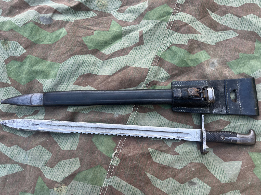 19th century Swiss army vetterli rifle long sawback seesaw bayonet blade model 1878 infantry uniform soldier