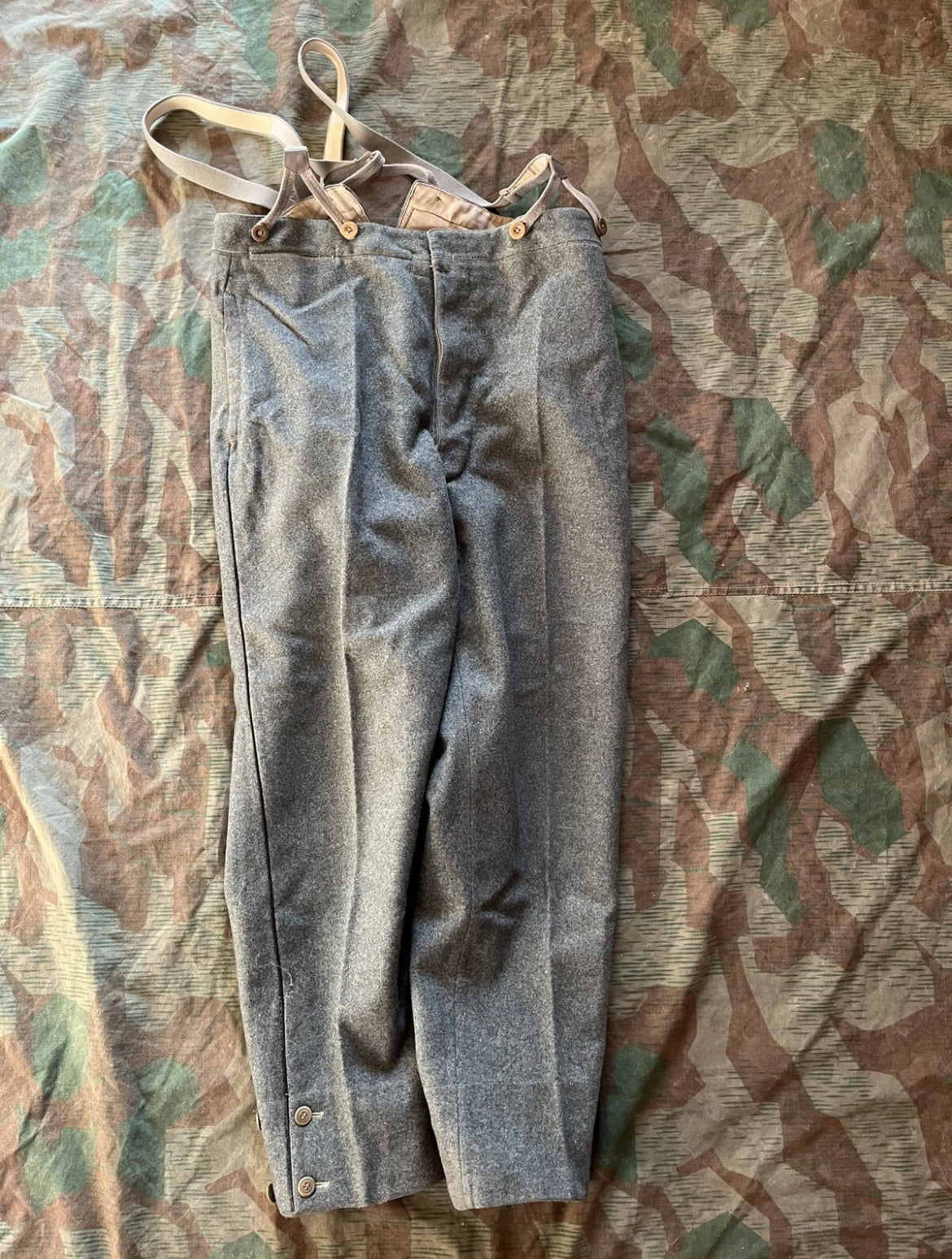 Interwar/WW2 Swiss army pants trousers uniform soldier ord.26 early war wool