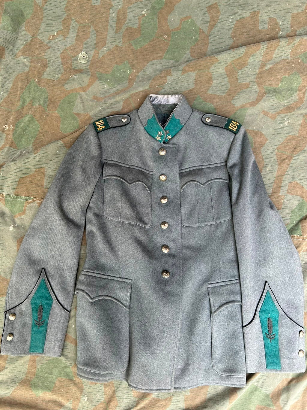 Interwar/WW2 Swiss army supplies quartermaster first lieutenant officer jacket uniform ord.26 early war