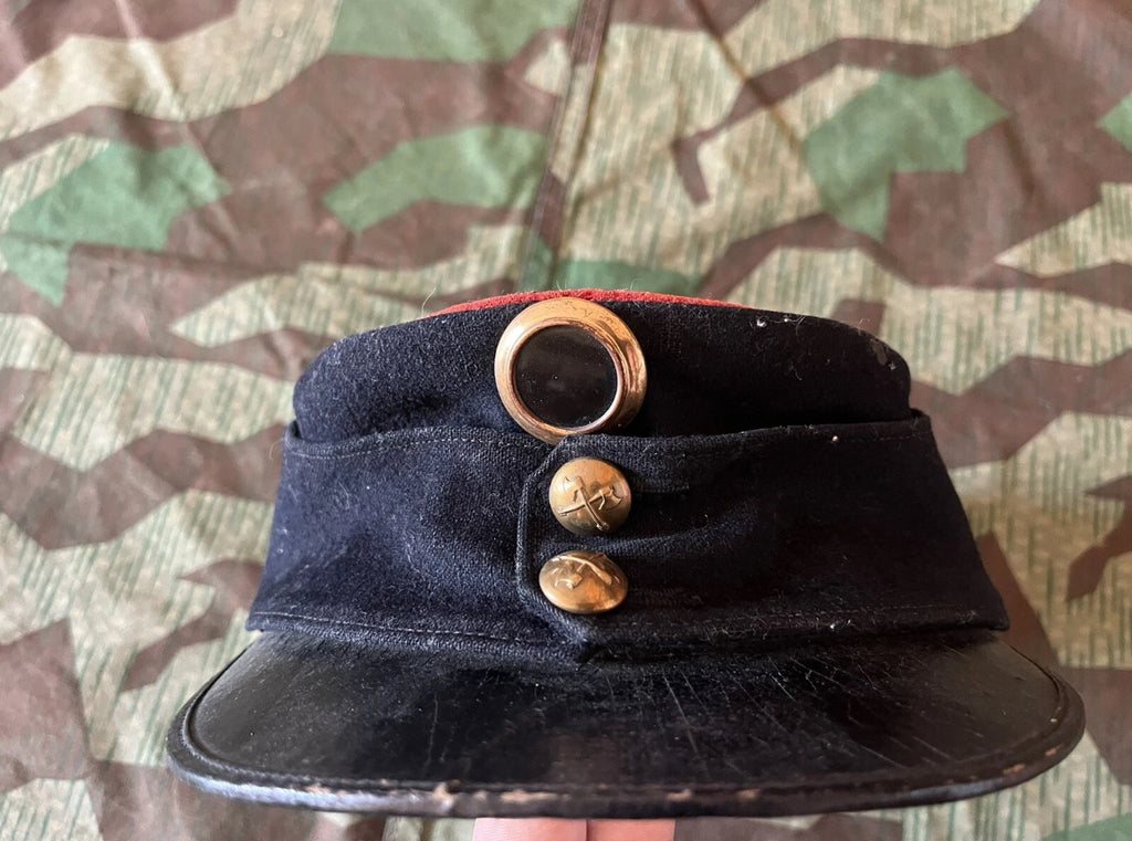 WW1/ interwar Swiss army field cap hat sappers engineers pioneer troops maneuvers uniform soldier ord.1898