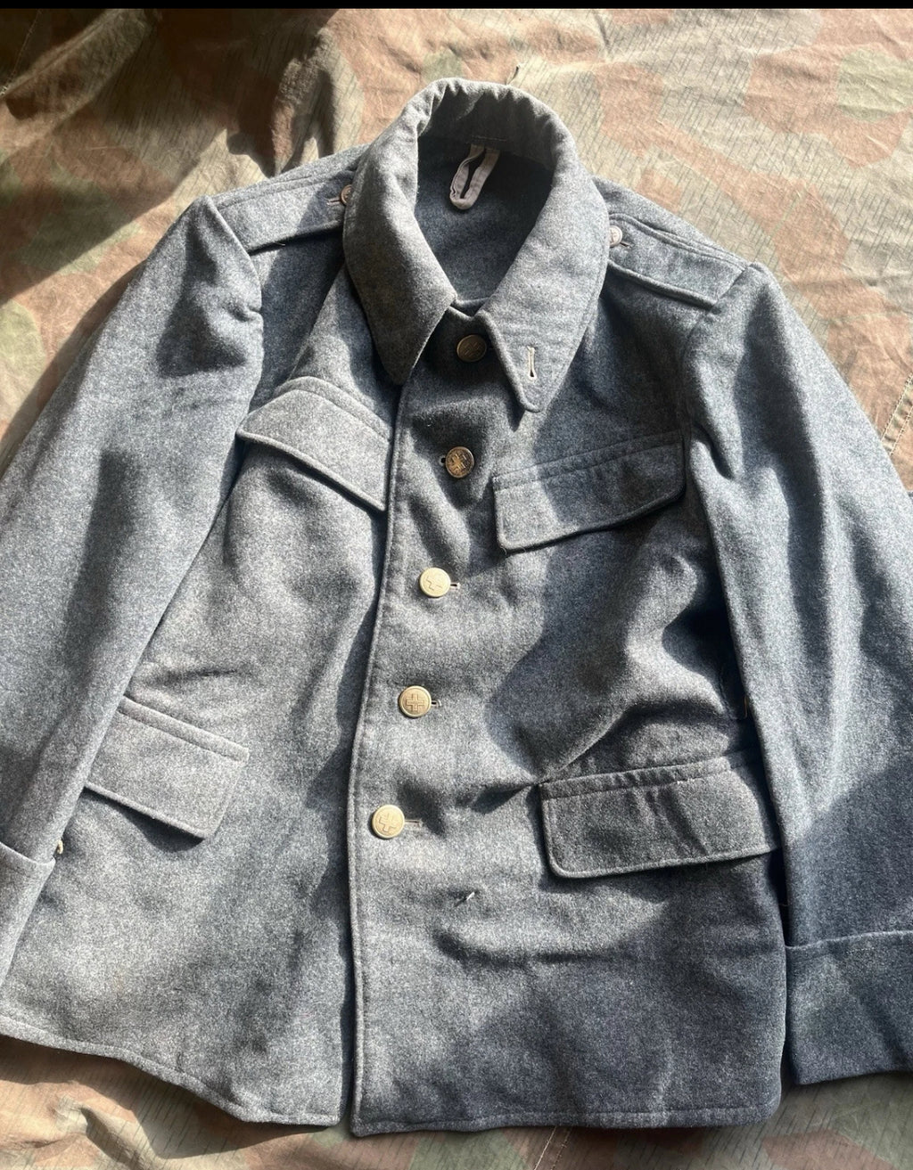 WW2 Swiss army field jacket maneuvers mountain troops uniform soldier ord.40 mid to late war