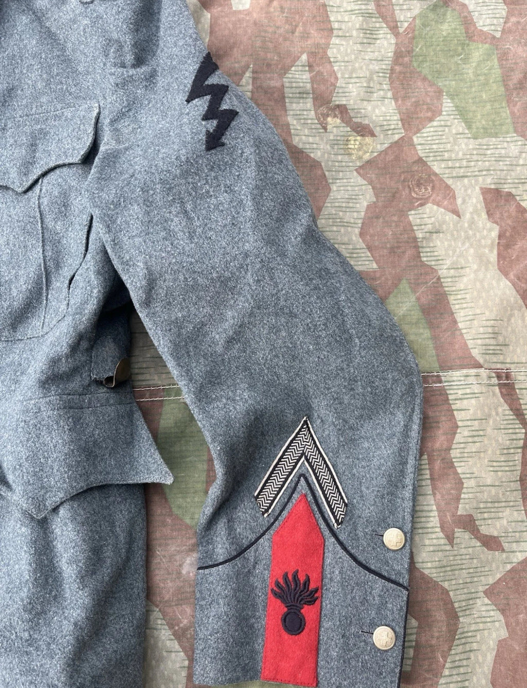 WW2 Swiss army complete uniform artillery soldier jacket pants hat cap ord.40 mid to late war