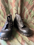Cold War Swiss army shoes tricouni nails boots uniform soldier