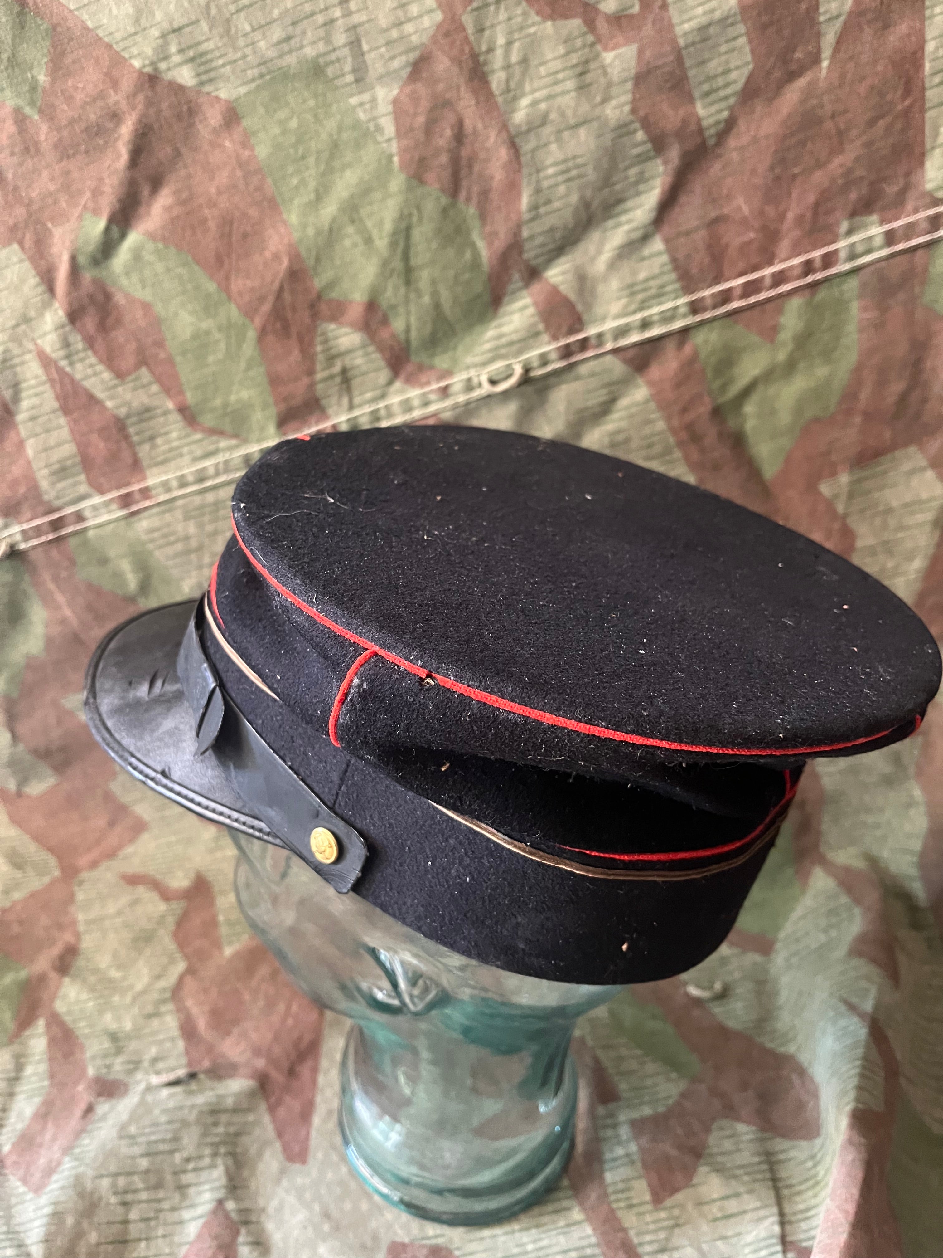WW1 Swiss army lieutenant  officer visor cap hat kepi uniform ord.1898