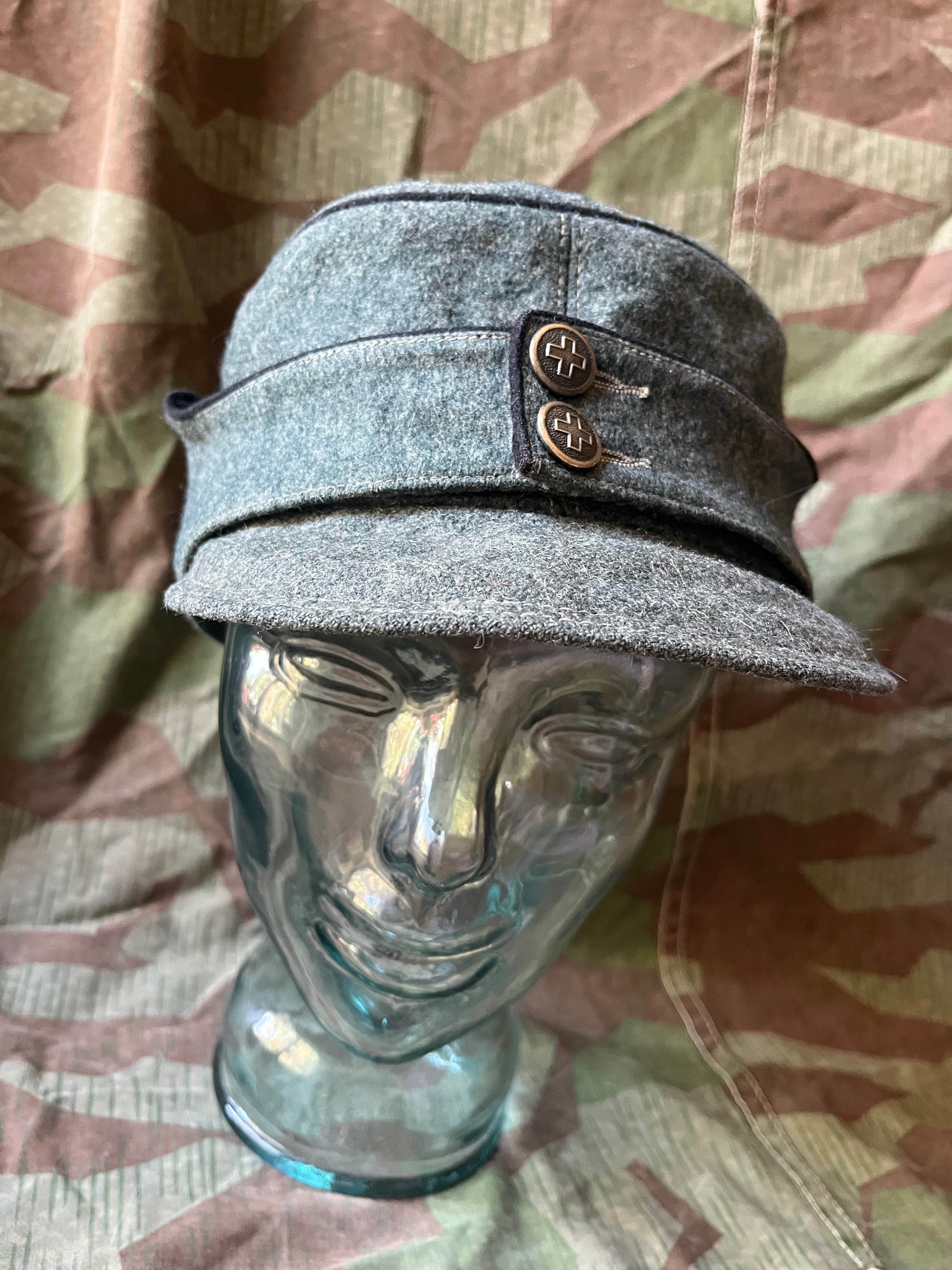 WW2 Swiss army field visor cap uniform ord.40 for soldier and NCO size 58