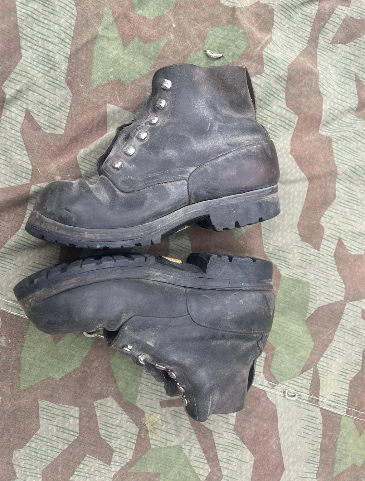 Cold War Swiss army shoes boots leather uniform soldier