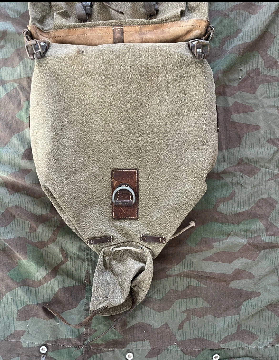 Cold War Swiss army complete backpack set infantry mountain with additional haversack salt and pepper uniform
