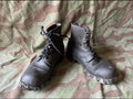 WW2 Swiss army tricouni nail shoes boots with nails mountain size eu 44/45 damaged