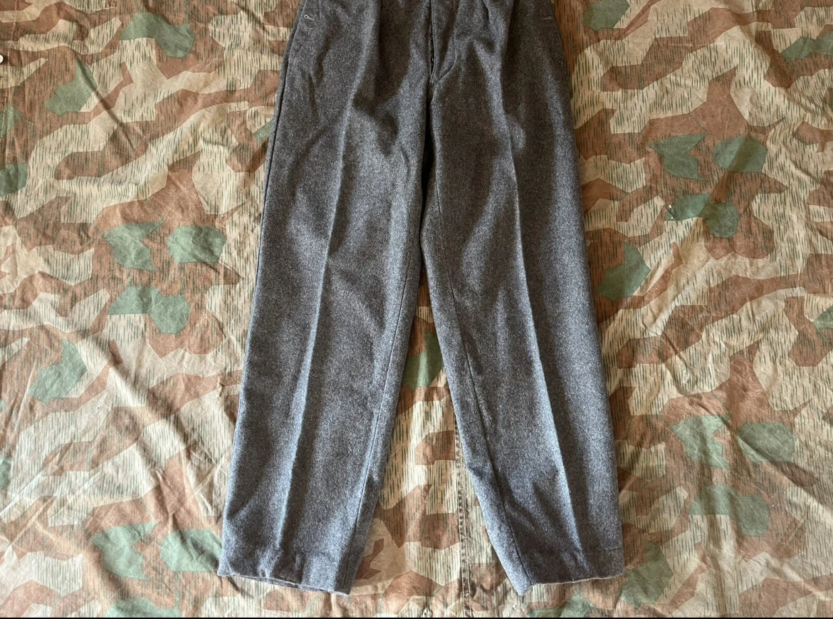 Cold War Swiss army pants wool trousers ord.49 uniform soldier