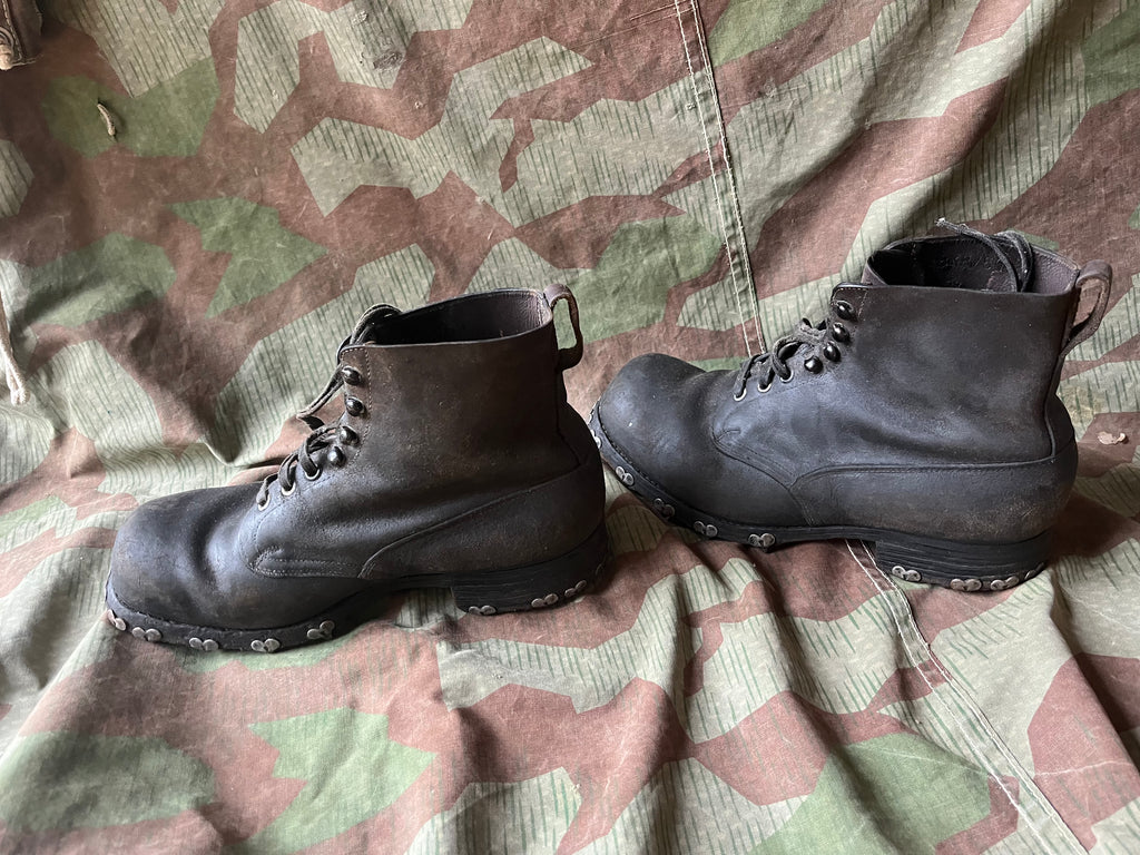 WW1/interwar/WW2 swiss army leather shoes nails boots eu size 40/41