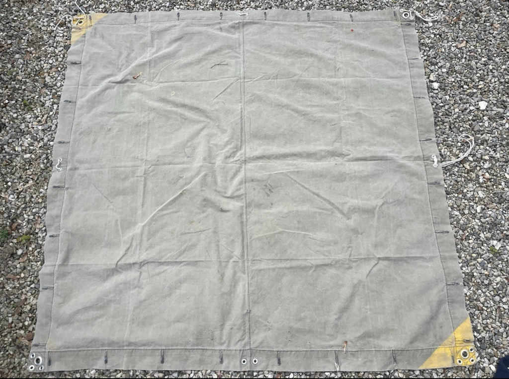 WW1/interwar/WW2 Swiss army canvas tent half field cover model 1906