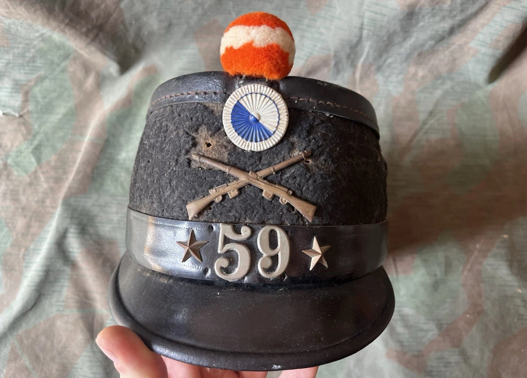 WW1 Swiss army infantry rifleman tschako shako schako hat cap ord.1898 uniform soldier