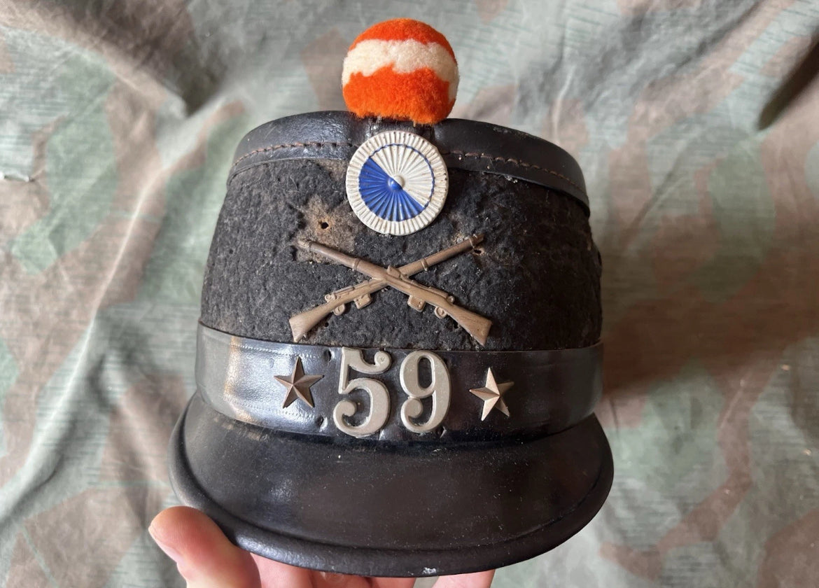 WW1 Swiss army infantry rifleman tschako shako schako hat cap ord.1898 uniform soldier