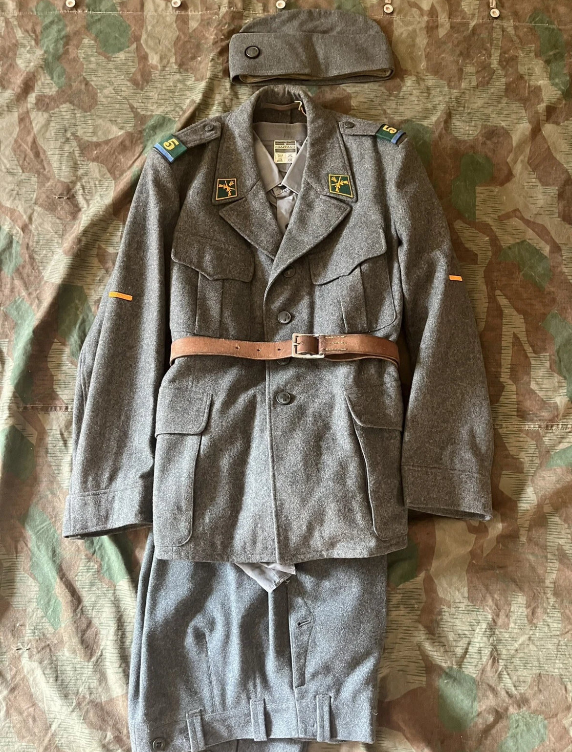 Cold War Swiss army complete machine gunner uniform soldier infantry ord.49