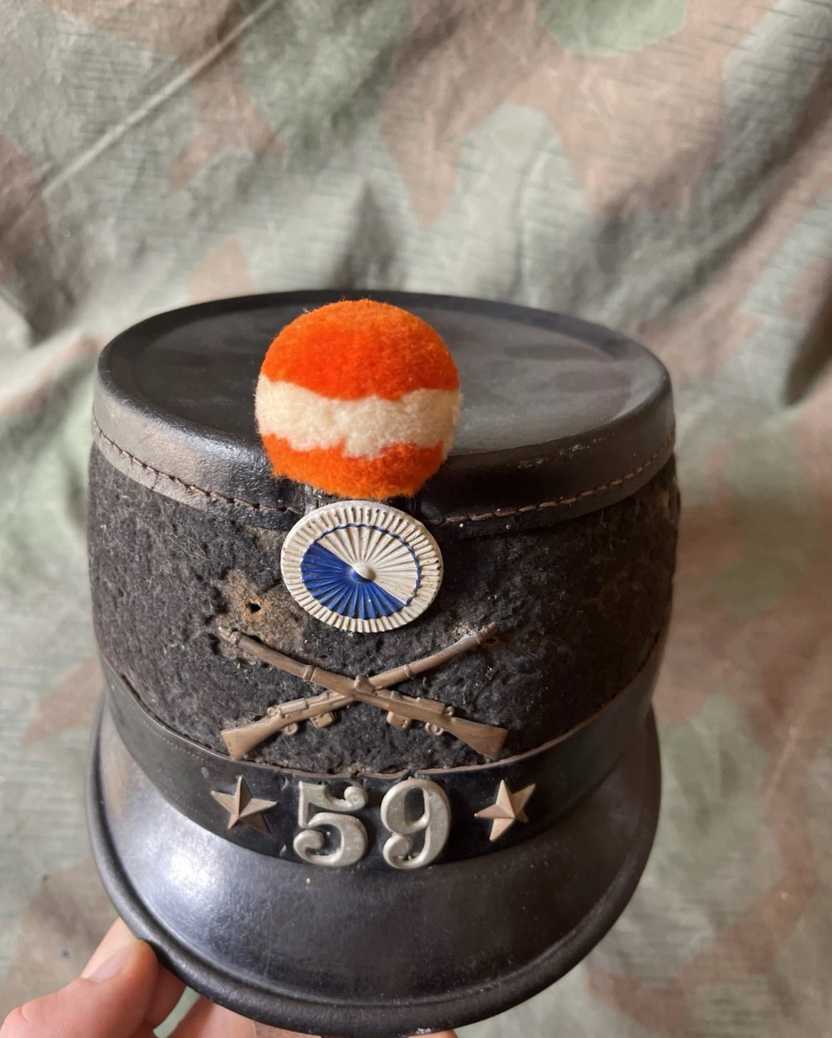WW1 Swiss army infantry rifleman tschako shako schako hat cap ord.1898 uniform soldier